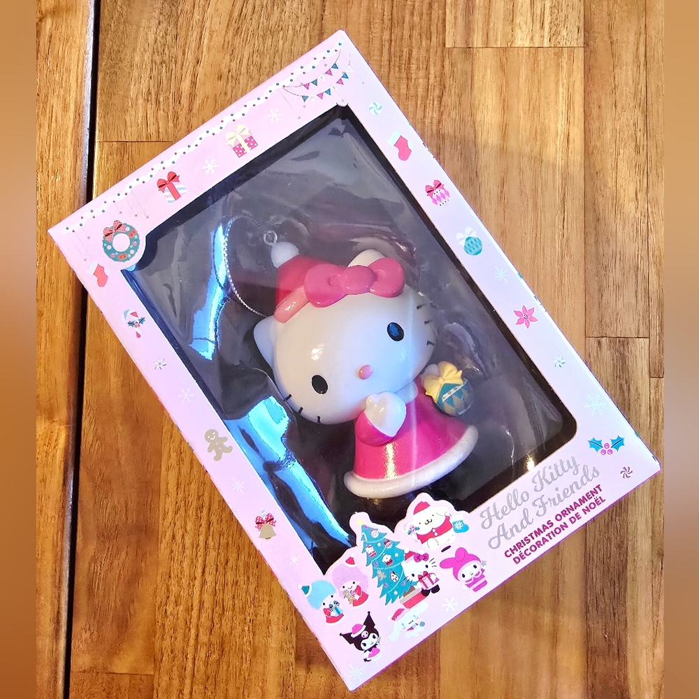 NEW! Kurt Adler Hello Kitty Christmas Ornament